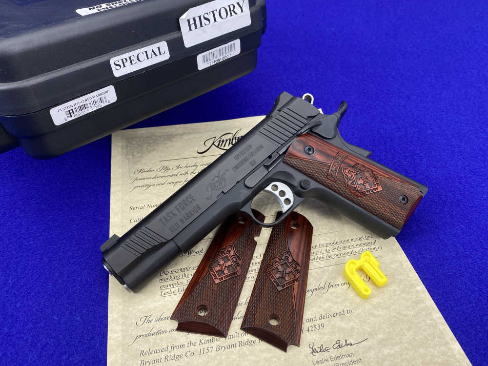 Kimber Custom II (1-12 Red Warriors) *FIRST SERIALIZED EXAMPLE* #TFRW-000-img-54