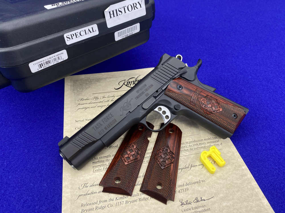 Kimber Custom II (1-12 Red Warriors) *FIRST SERIALIZED EXAMPLE* #TFRW-000-img-3