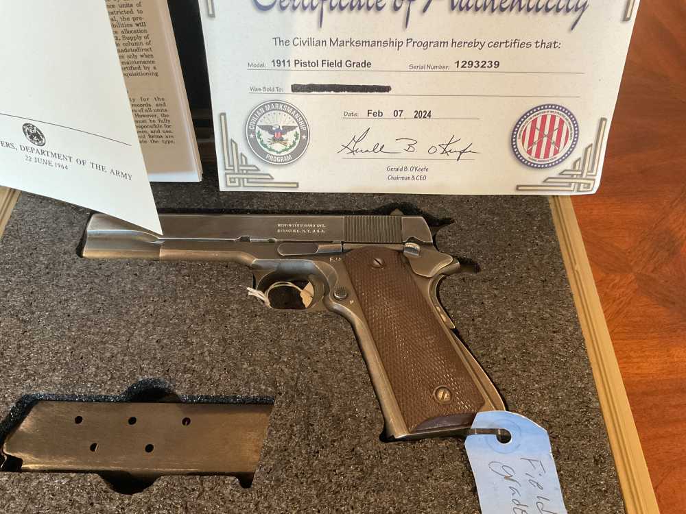 Remington Rand 1911-A1 - CMP Field Grade - 45 ACP - 1943 - WWII - C&R-img-1