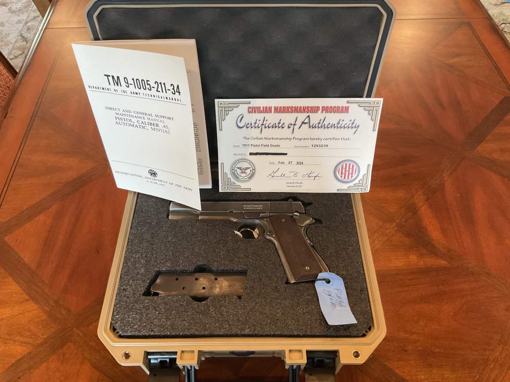 Remington Rand 1911-A1 - CMP Field Grade - 45 ACP - 1943 - WWII - C&R-img-0