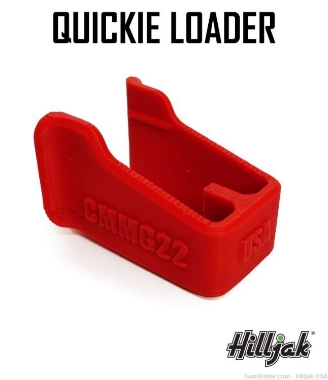 Magazine Speed Loader for CMMG Bravo 22LR magazines, Quickie Loader - Red-img-2