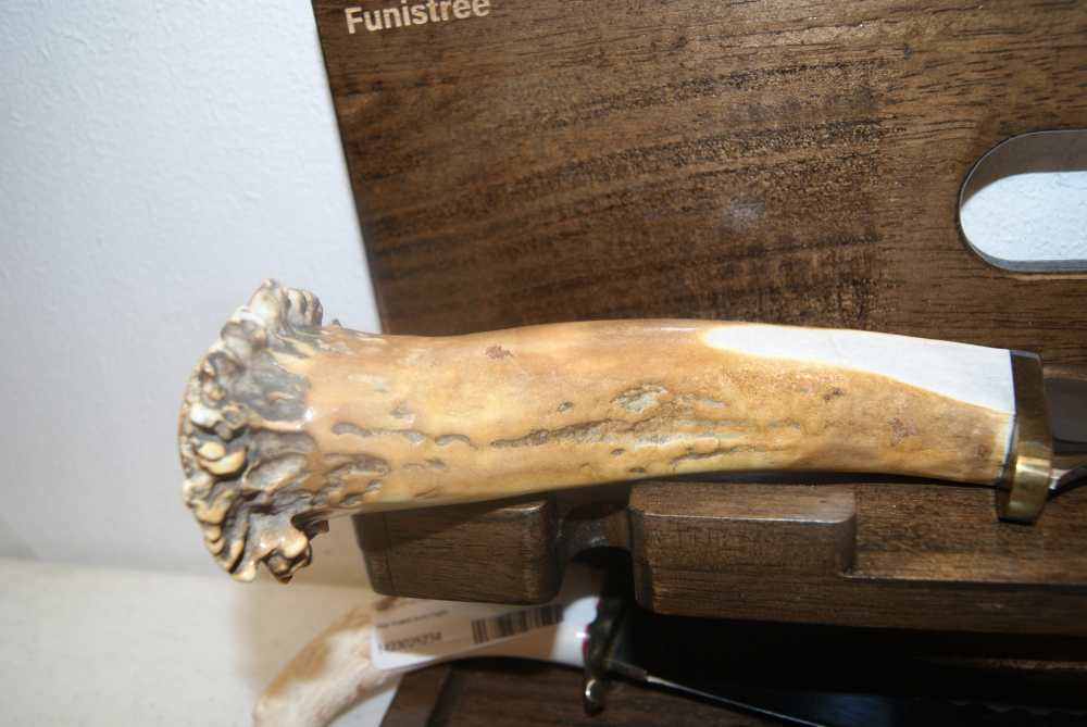FIXED BLADE HUNTING KNIVE SIGNED P.K.-img-7