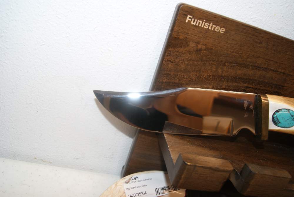 FIXED BLADE HUNTING KNIVE SIGNED P.K.-img-3