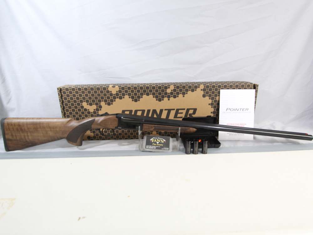 NIB Pointer FT6 SxS Break Action Shotgun 12ga-3" 28" Walnut FT61228 -img-1
