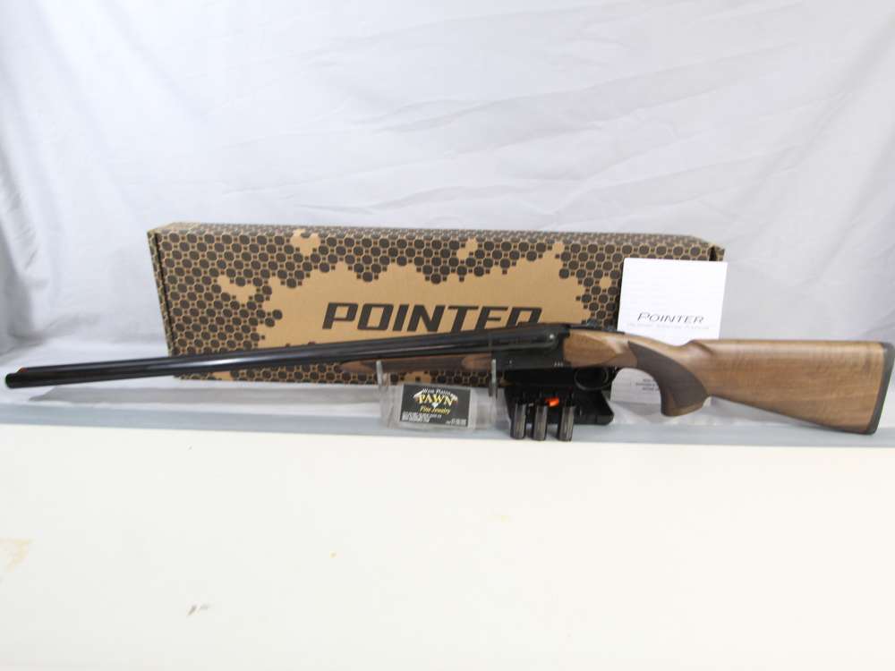 NIB Pointer FT6 SxS Break Action Shotgun 12ga-3" 28" Walnut FT61228 -img-0