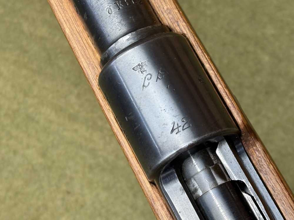 WW2 German JP Sauer K98 ce 42 8mm Mauser All Matching Duffel Cut Bringback-img-14