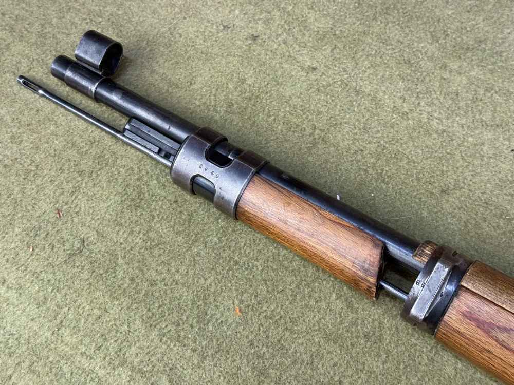 WW2 German JP Sauer K98 ce 42 8mm Mauser All Matching Duffel Cut Bringback-img-20