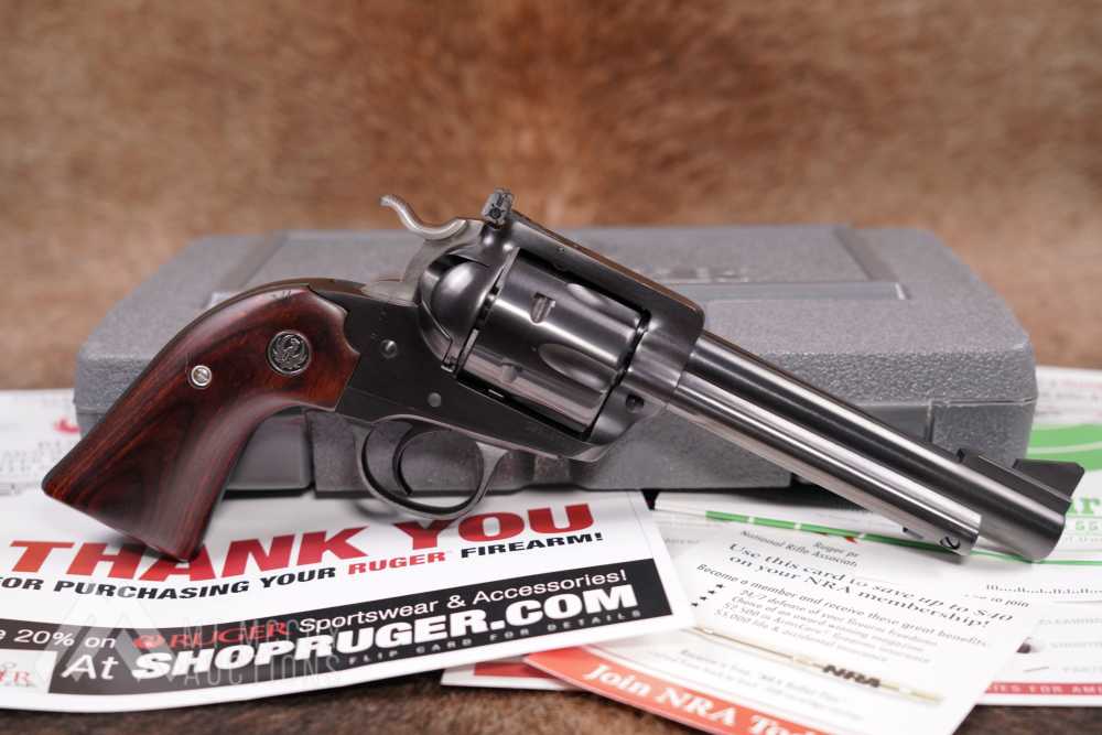 Ruger New Model Blackhawk Bisley 05235 .44 SPL 5.5” SA Revolver & Box 2017 -img-0