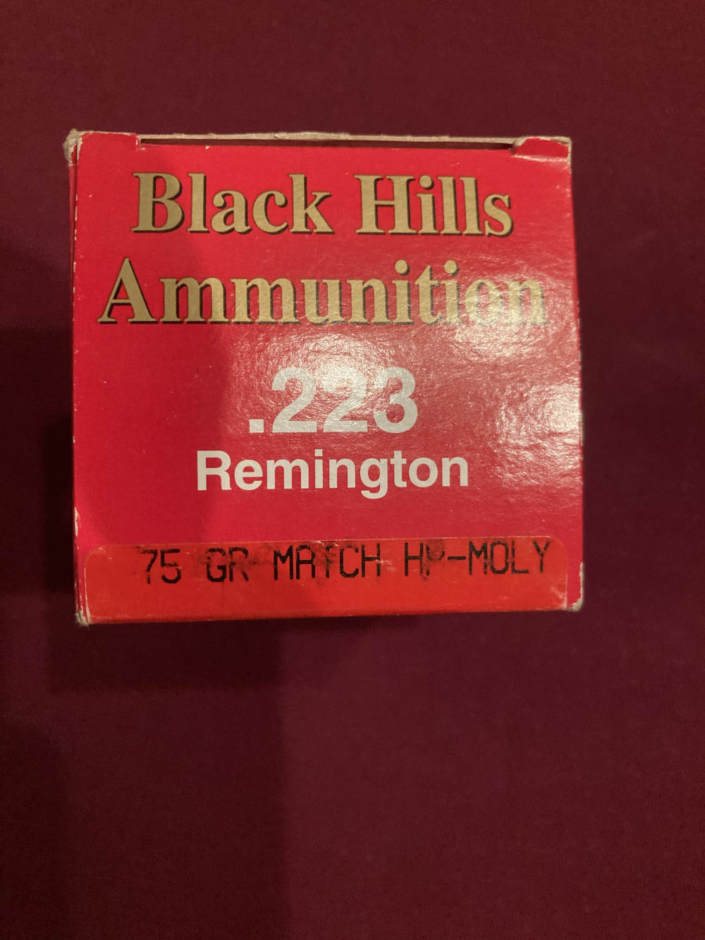 Black Hills .223 75 grain Match HP Moly ammunition-img-1