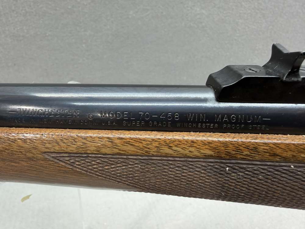 Winchester Model 70 .458 Win Mag Super Grade Bolt Action Rifle -img-10