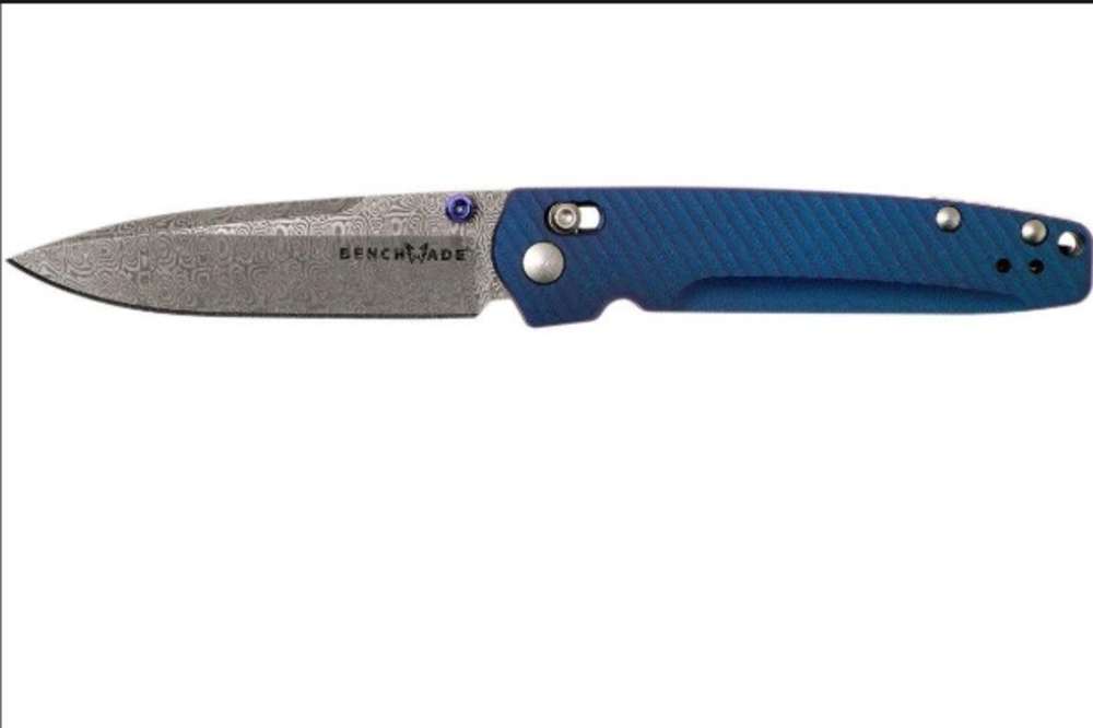Benchmade Gold Class 485-171 Valet #1233 AXIS Manual Damasteel #F73-img-0