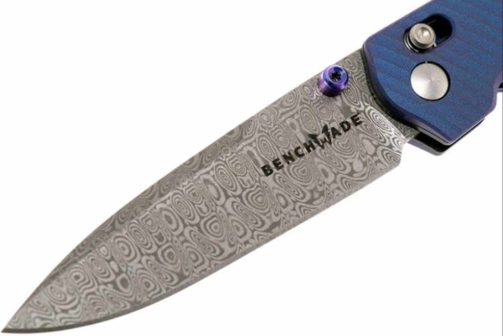 Benchmade Gold Class 485-171 Valet #1233 AXIS Manual Damasteel #F73-img-1