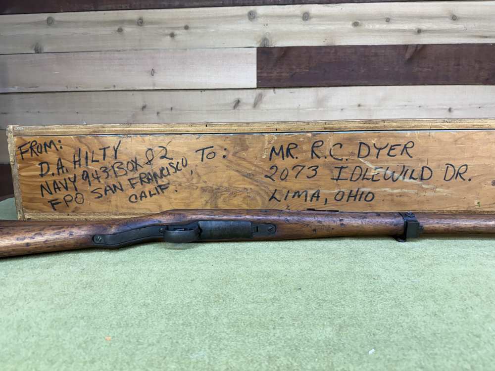 WW2 Japanese Arisaka Captured from Vietnam Bringback Crate-img-4