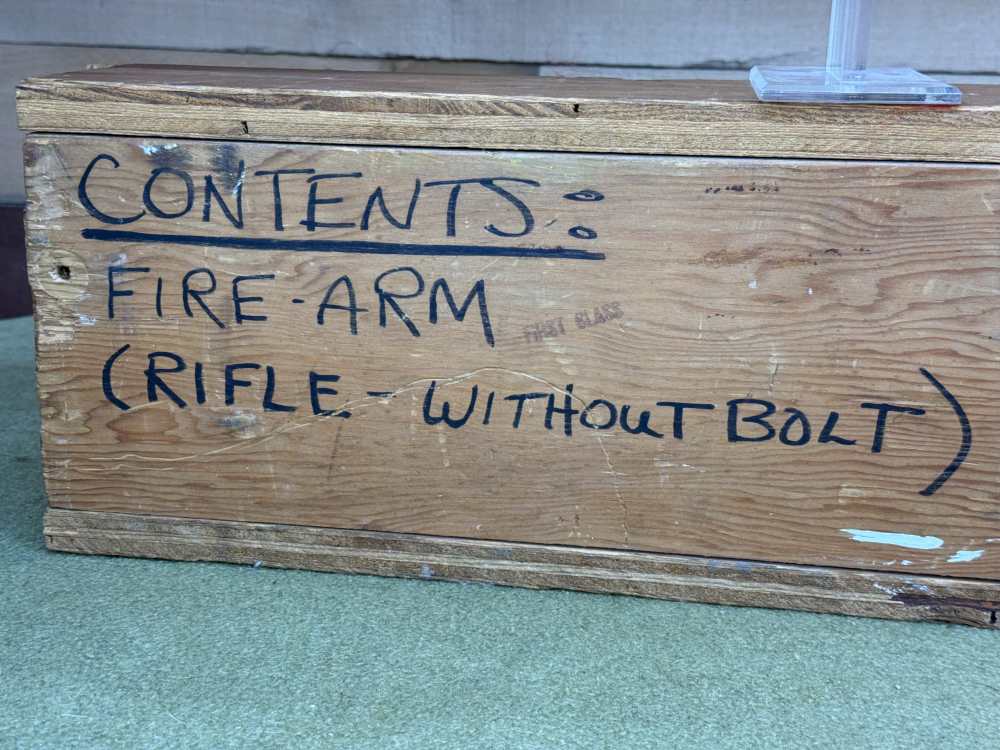 WW2 Japanese Arisaka Captured from Vietnam Bringback Crate-img-3