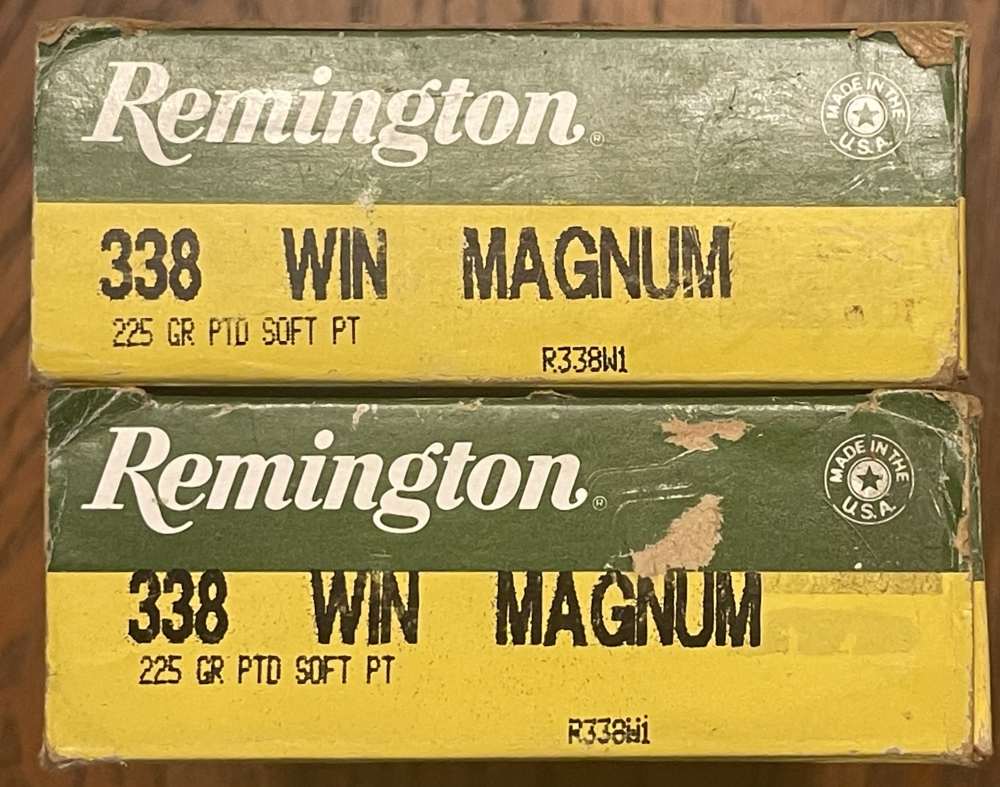 338 Win Mag ammo — Partial lot of 34 rounds-img-1