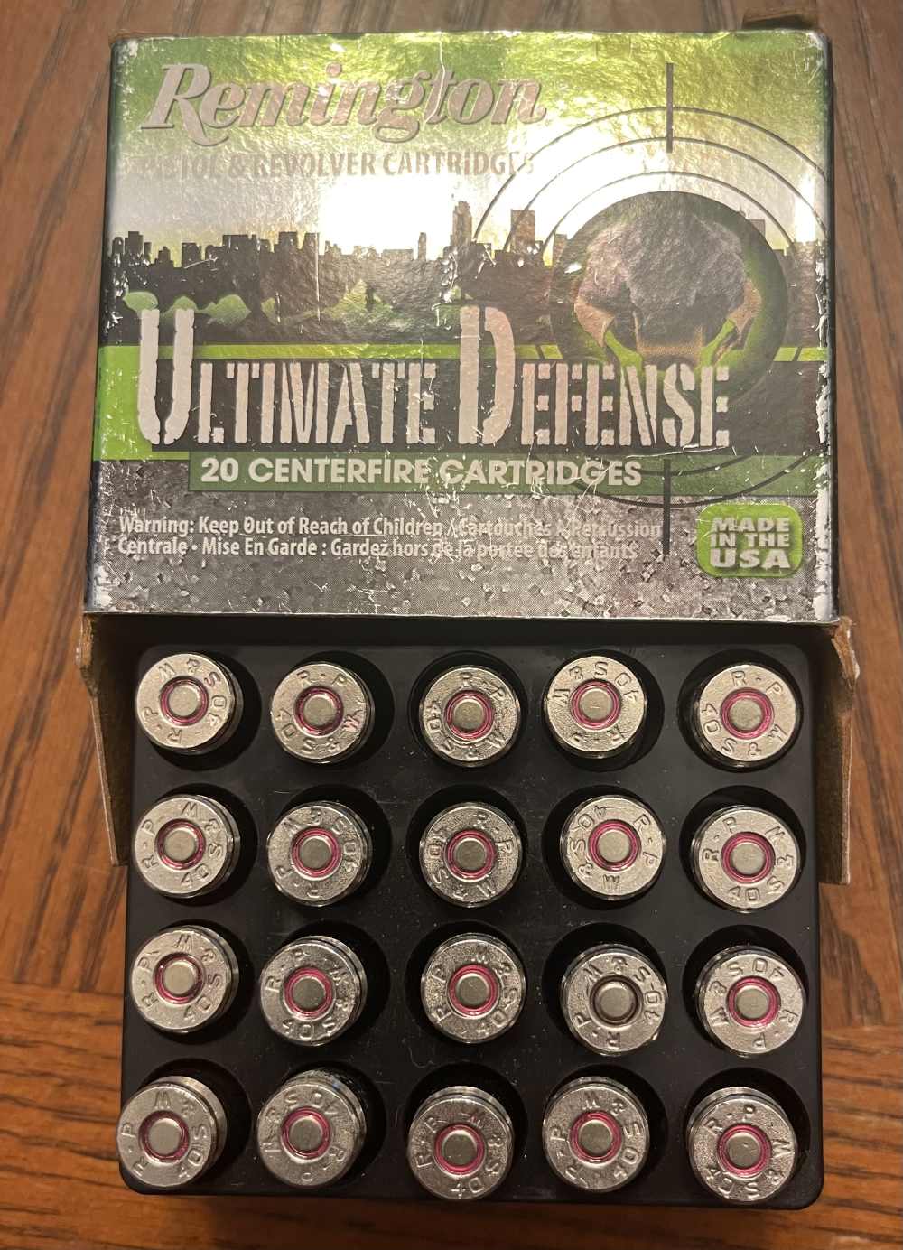 Remington Ultimate Defense 40 S&W ammo — 20 rounds-img-6