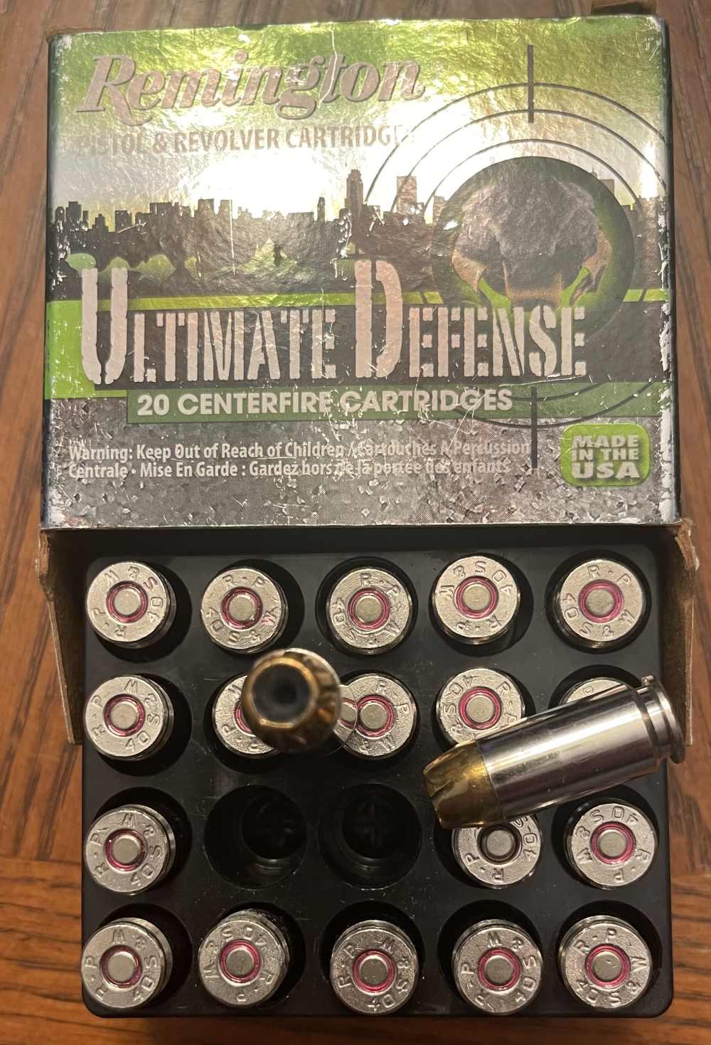 Remington Ultimate Defense 40 S&W ammo — 20 rounds-img-7