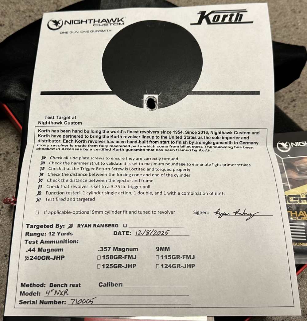 Nighthawk Custom Korth NXR 44 Magnum 4" Revolver .44 MAG Walnut 0414-img-11