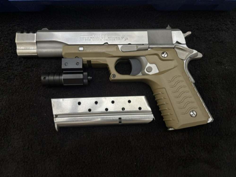 Colt government 1911 model stainless steel 9mm-img-5