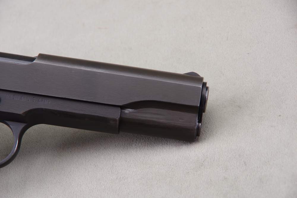 All Original 1943 Remington-Rand 1911A1 45 ACP 5'' Parkerized 96%-img-8
