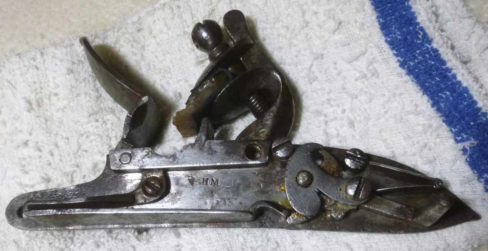 Original India Pattern Brown Bess Flintlock Musket-img-15
