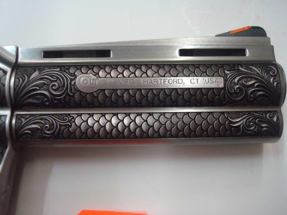 Colt Python "Royal Snake Scales" Revolver Altamont Engraved .357 Magnum-img-17