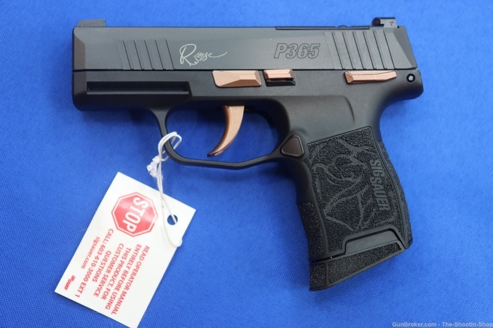 SIG SAUER Model P365 ROSE Pistol Kit 380ACP 10RD Optics Ready Compact 380 -img-2