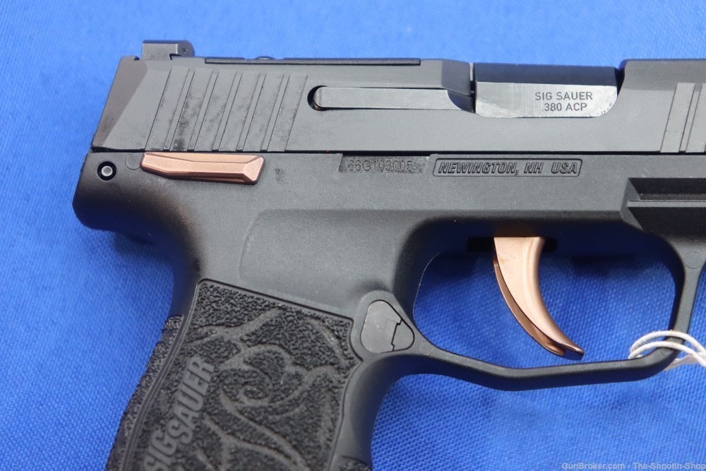 SIG SAUER Model P365 ROSE Pistol Kit 380ACP 10RD Optics Ready Compact 380 -img-8