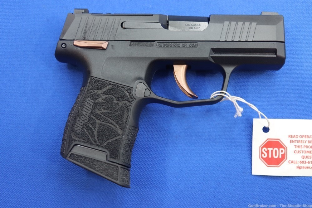 SIG SAUER Model P365 ROSE Pistol Kit 380ACP 10RD Optics Ready Compact 380 -img-6
