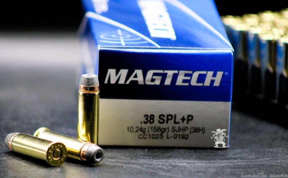 MAGTECH 38+P SPL Semi Jacketed Hollow Point  38 Special +P 158 Gr 50 Rounds-img-2
