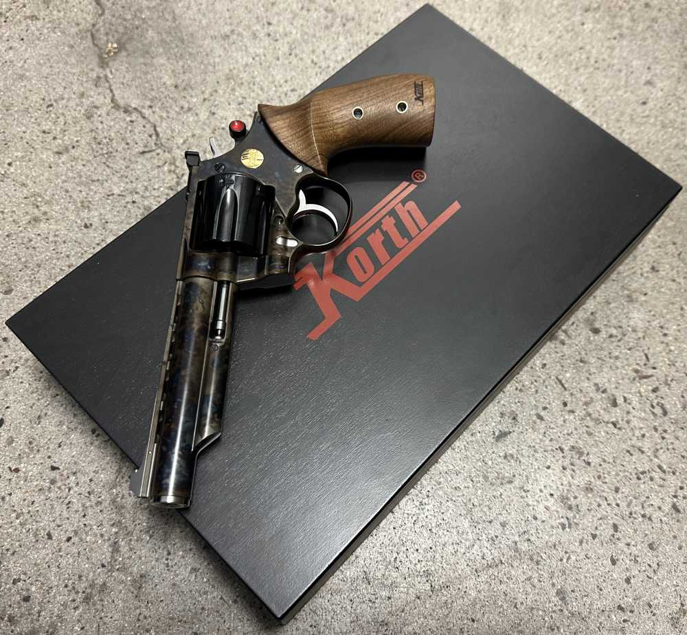 Nighthawk Custom Korth Mongoose HERITAGE 357 Magnum 5.25" Case Hardened-img-0
