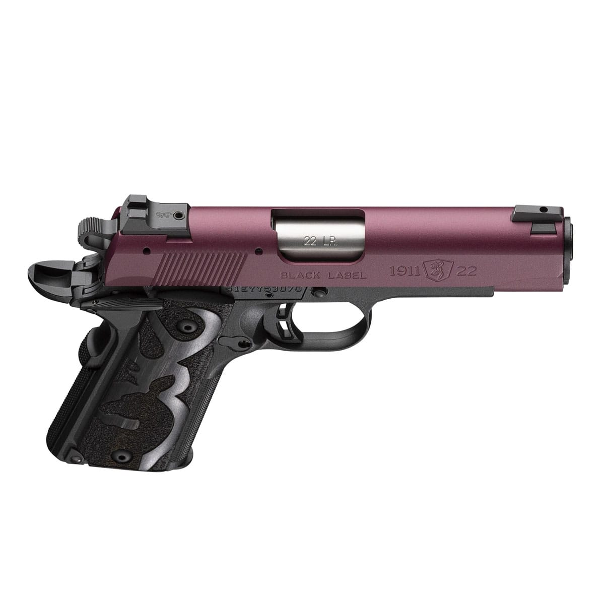 BROWNING 1911-22 Black Label Compact .22LR 3.625in 10rd Pistol 51062490-img-3