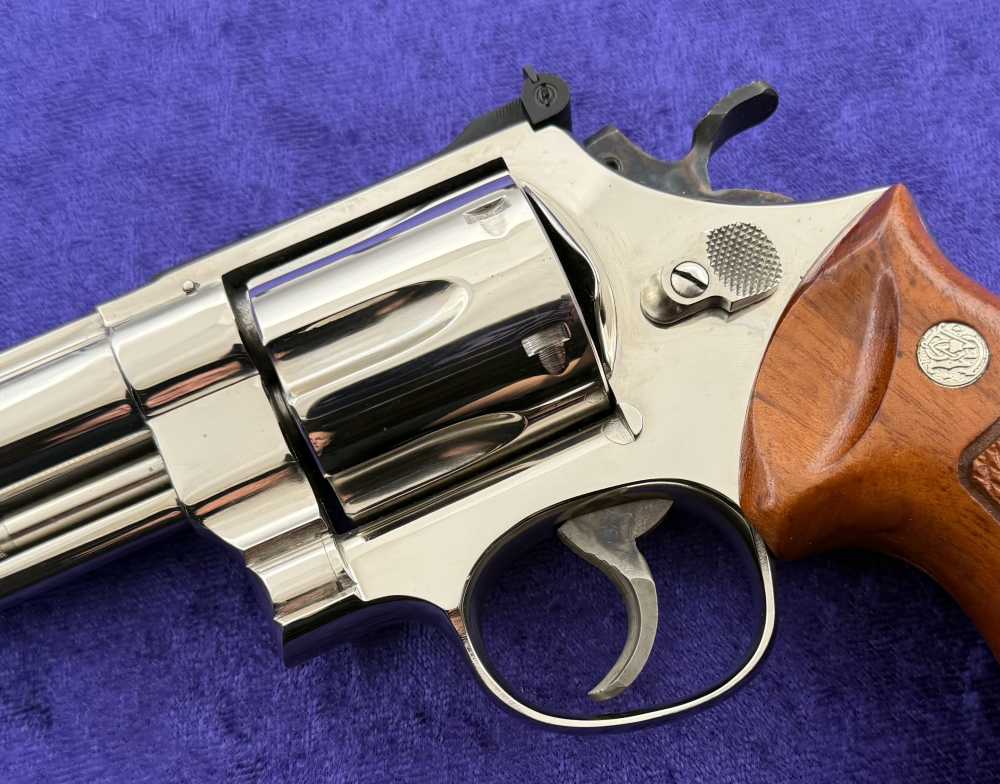 S&W 29-2 Nickel 6.5" .44 Mag Factory Test Fired Only Pres Case 1977 Receipt-img-5