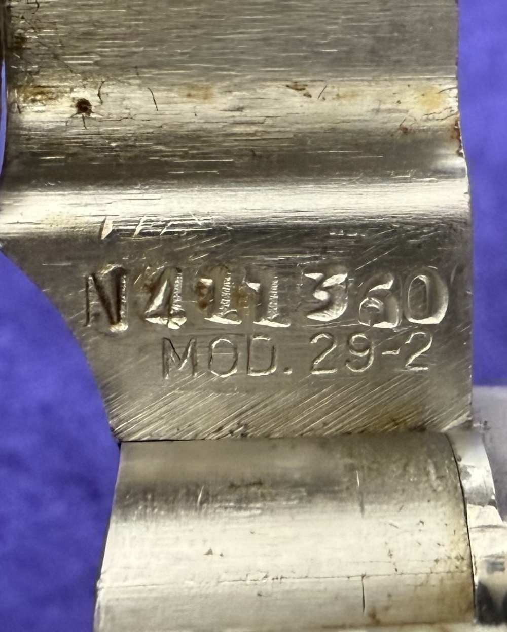 S&W 29-2 Nickel 6.5" .44 Mag Factory Test Fired Only Pres Case 1977 Receipt-img-21