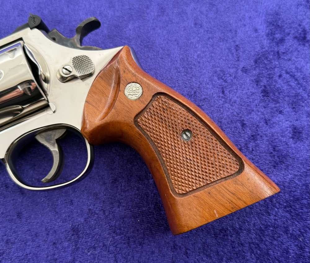 S&W 29-2 Nickel 6.5" .44 Mag Factory Test Fired Only Pres Case 1977 Receipt-img-4