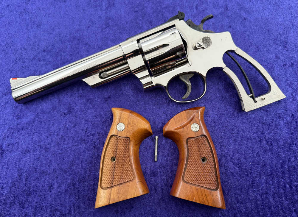 S&W 29-2 Nickel 6.5" .44 Mag Factory Test Fired Only Pres Case 1977 Receipt-img-26