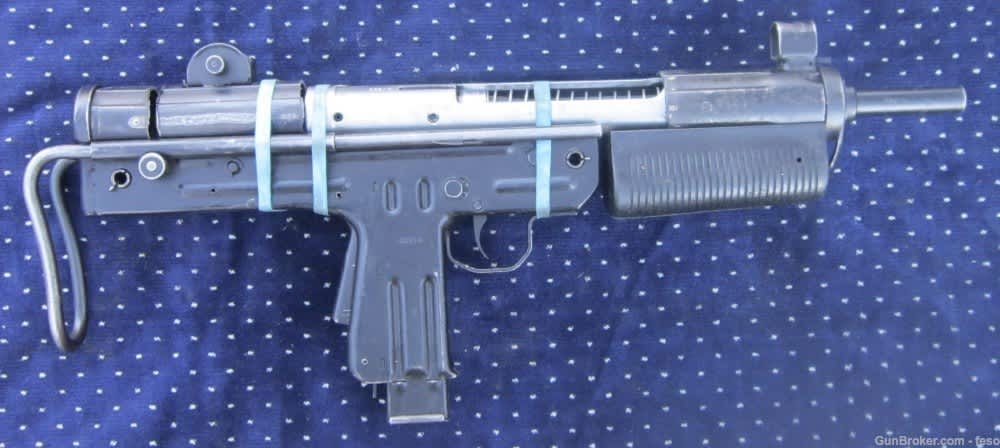 Argentine Uzi FMK parts kit W/excellent BARREL&original magazine,wire stock-img-1