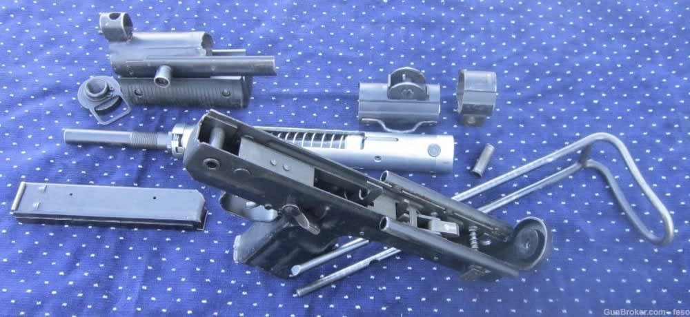 Argentine Uzi FMK parts kit W/excellent BARREL&original magazine,wire stock-img-3