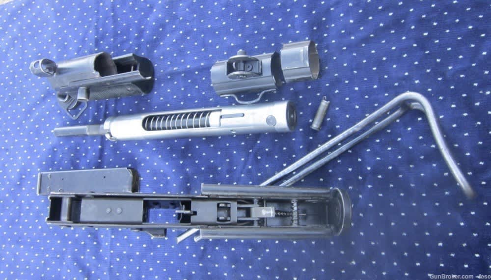 Argentine Uzi FMK parts kit W/excellent BARREL&original magazine,wire stock-img-4