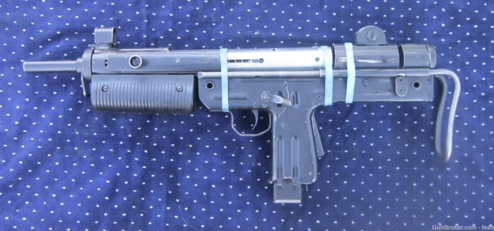 Argentine Uzi FMK parts kit W/excellent BARREL&original magazine,wire stock-img-0