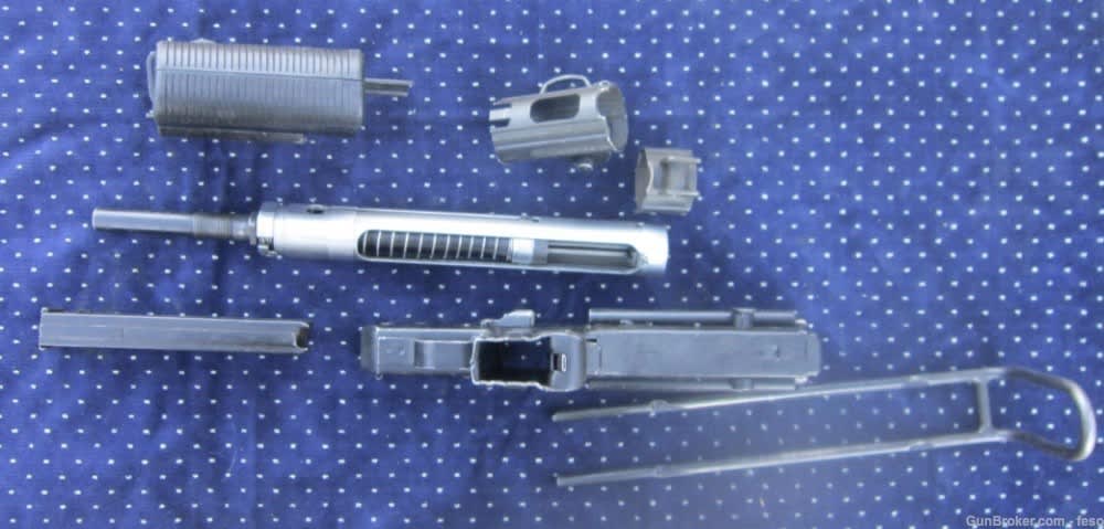 Argentine Uzi FMK parts kit W/excellent BARREL&original magazine,wire stock-img-7