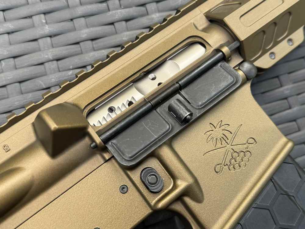 5.56 Burnt Bronze AR Pistol | 7.5" Grid Defense Upper-img-12