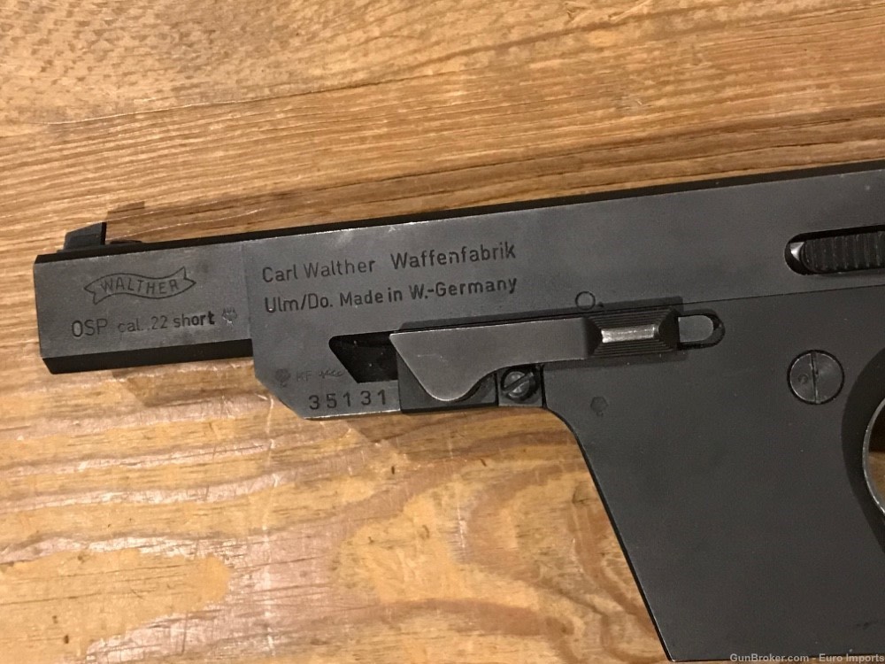 Walther OSP 2000 Rare Target .22 Short Made Germany 1995 P210 Korth M8 -img-6