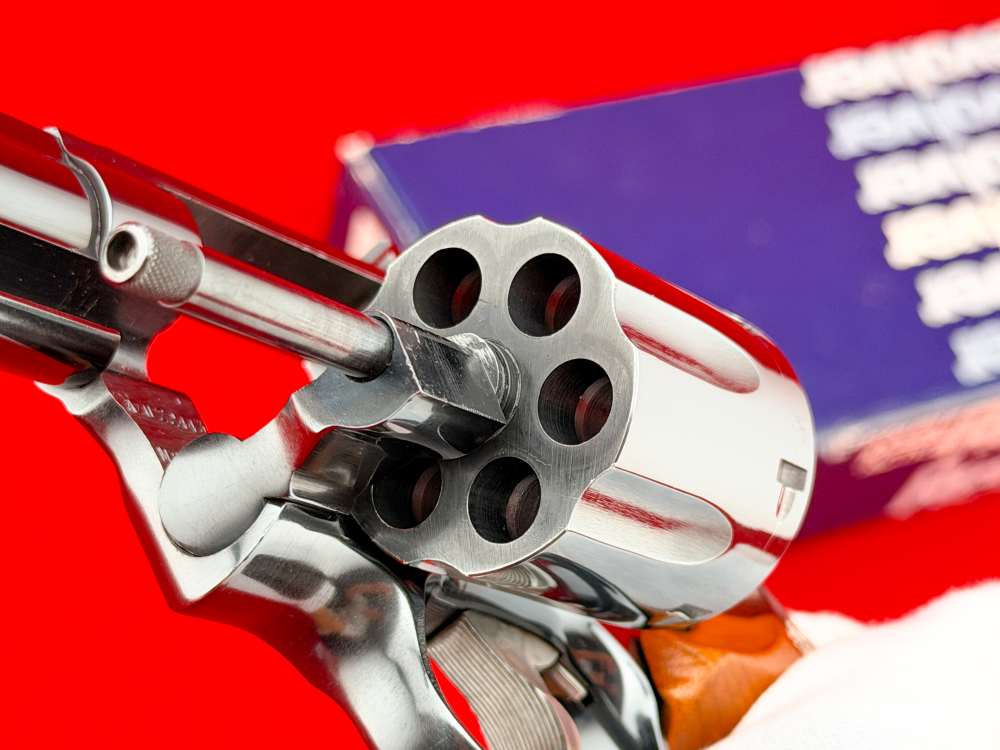 1989 S&W Model 586-1 .357 Magnum 8-3/8" Full Lug Blue w/ Matching Box-img-30