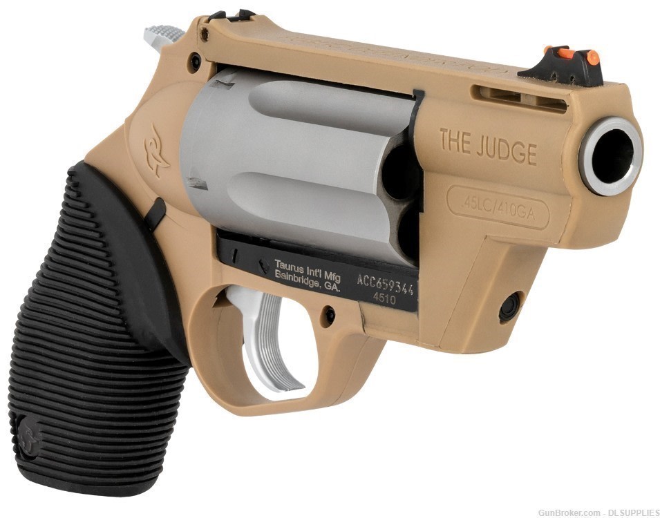 TAURUS JUDGE PUBLIC DEFENDER SMALL FRAME FDE 3.5" BBL .45LC/.410GA-img-2