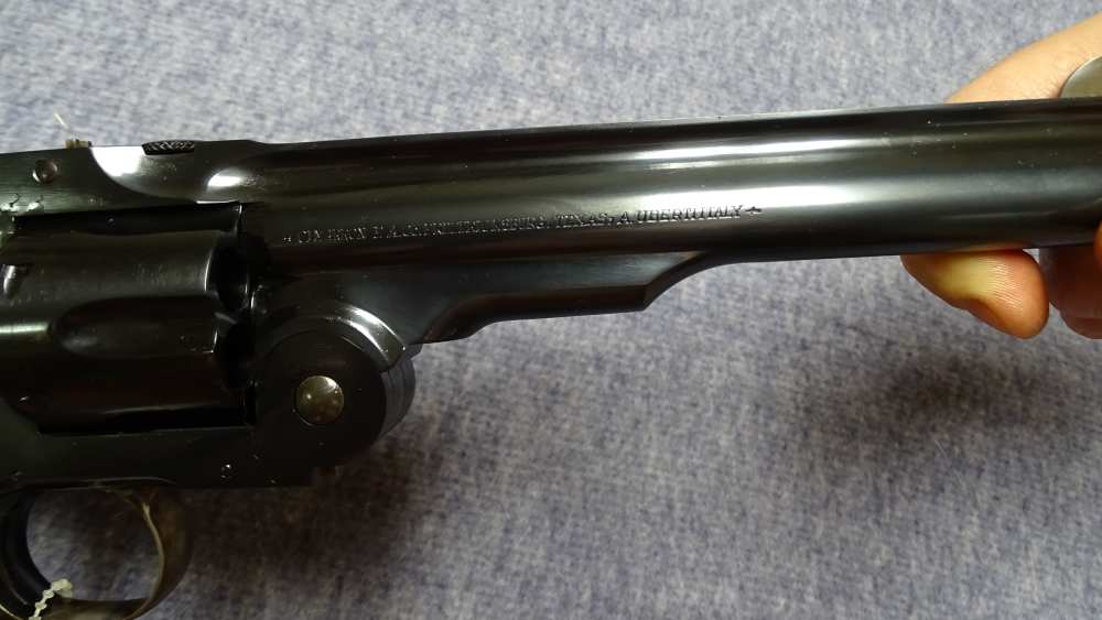 NIB Cimarron Russian S&W No.3 6.5".44 Top-Break Military Revolver Schofield-img-4
