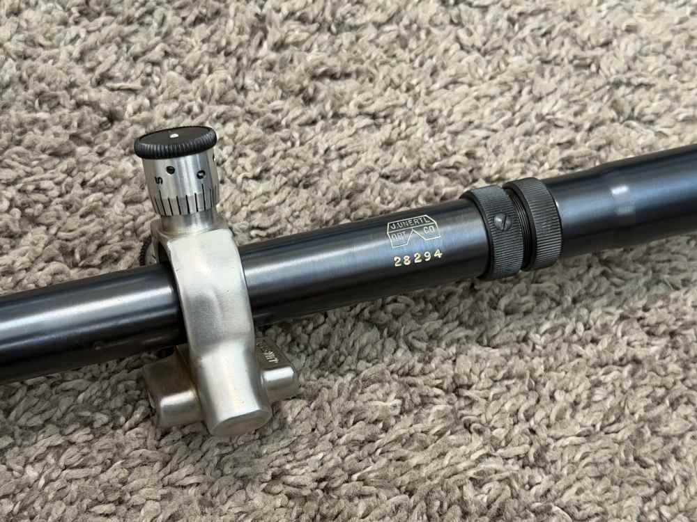Unertl target scope fixed 10X Fine Duplex blued rare 10 power AO-img-2