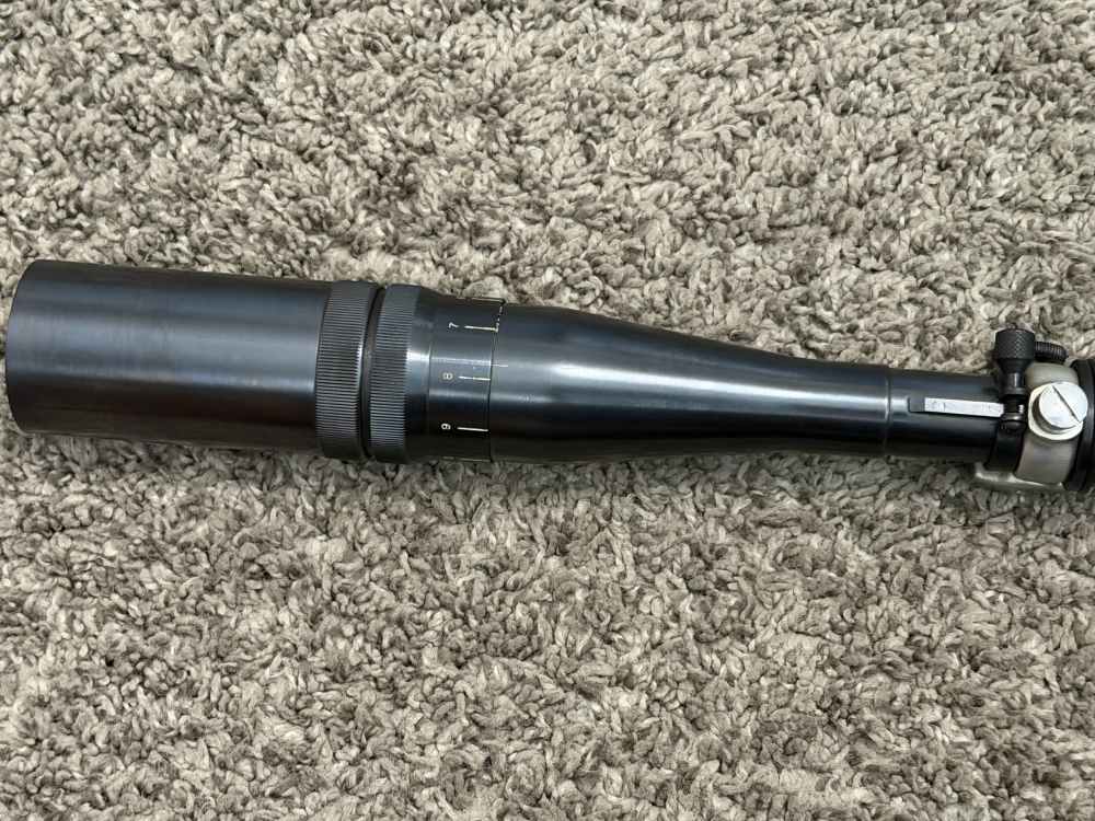Unertl target scope fixed 10X Fine Duplex blued rare 10 power AO-img-10