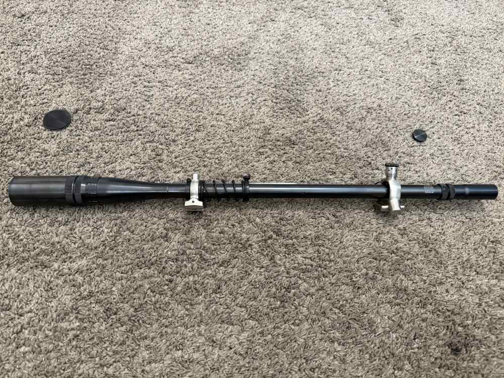 Unertl target scope fixed 10X Fine Duplex blued rare 10 power AO-img-0