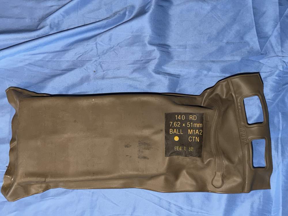 140 Rounds of 7.62 x 51mm M1A2 still in sealed bag-img-0